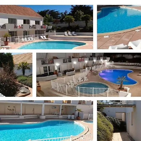 Resid'Azur Appartement T2-Pmr- Piscine Privee Saint-Jean-de-Monts Buitenkant foto